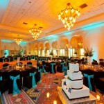 Black and Turquoise reception at Vinoy