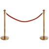 Brass Stanchion & red rope