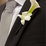 Calla Lilly and orchid boutonnier