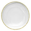 Glass Gold Charger Plate