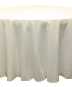 Polyester Tablecloths rentals-Ivory