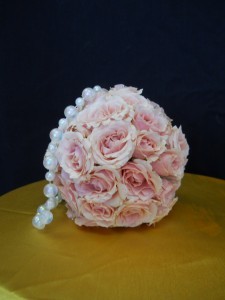 Pink roses Pomander Ball