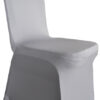 Spandex Chair Covers rentals silver