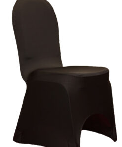 Spandex Chair Covers rentals BLACK