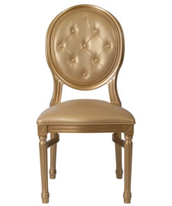 King Louis Chair with Tufted Back