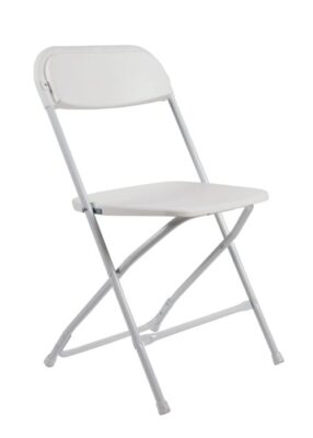 Plastic folding chairs for rent